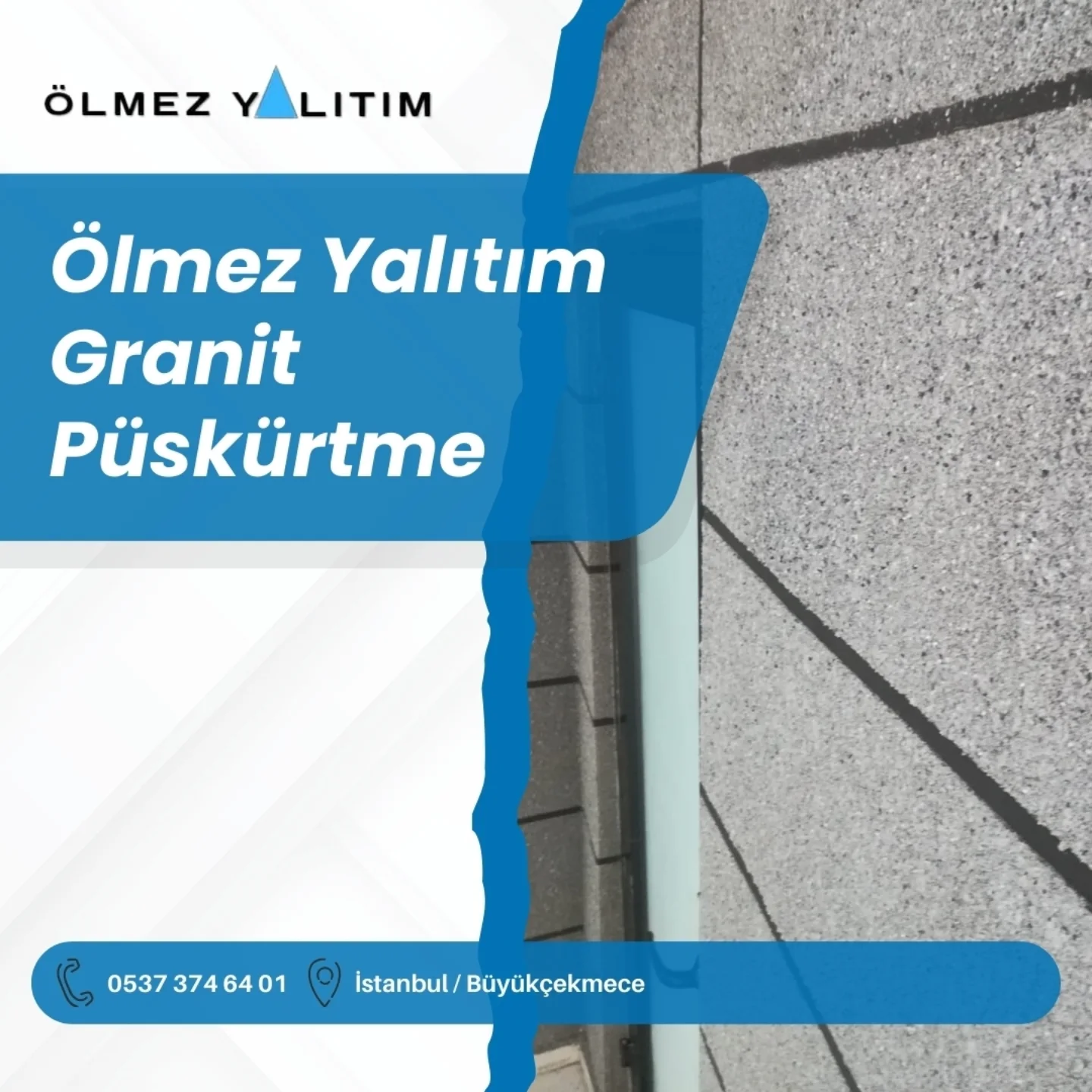 Granit püskürtme kaplama — bina dış cephe